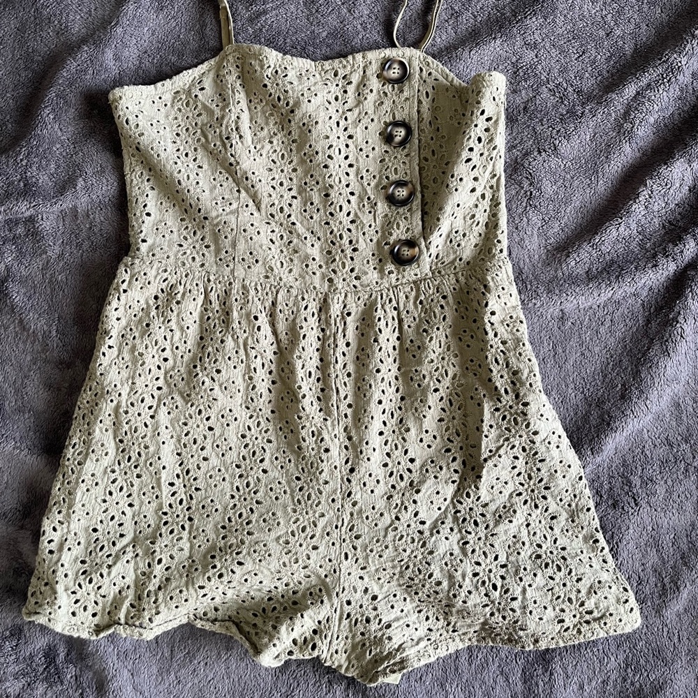 Spaghetti strap romper